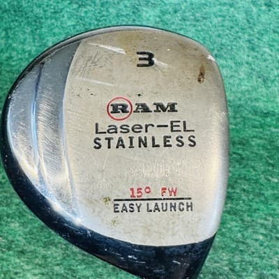 RAM Laser-EL 3 15° Fairway Wood Mens RH Graphite Shaft Black Stainless - Image 1