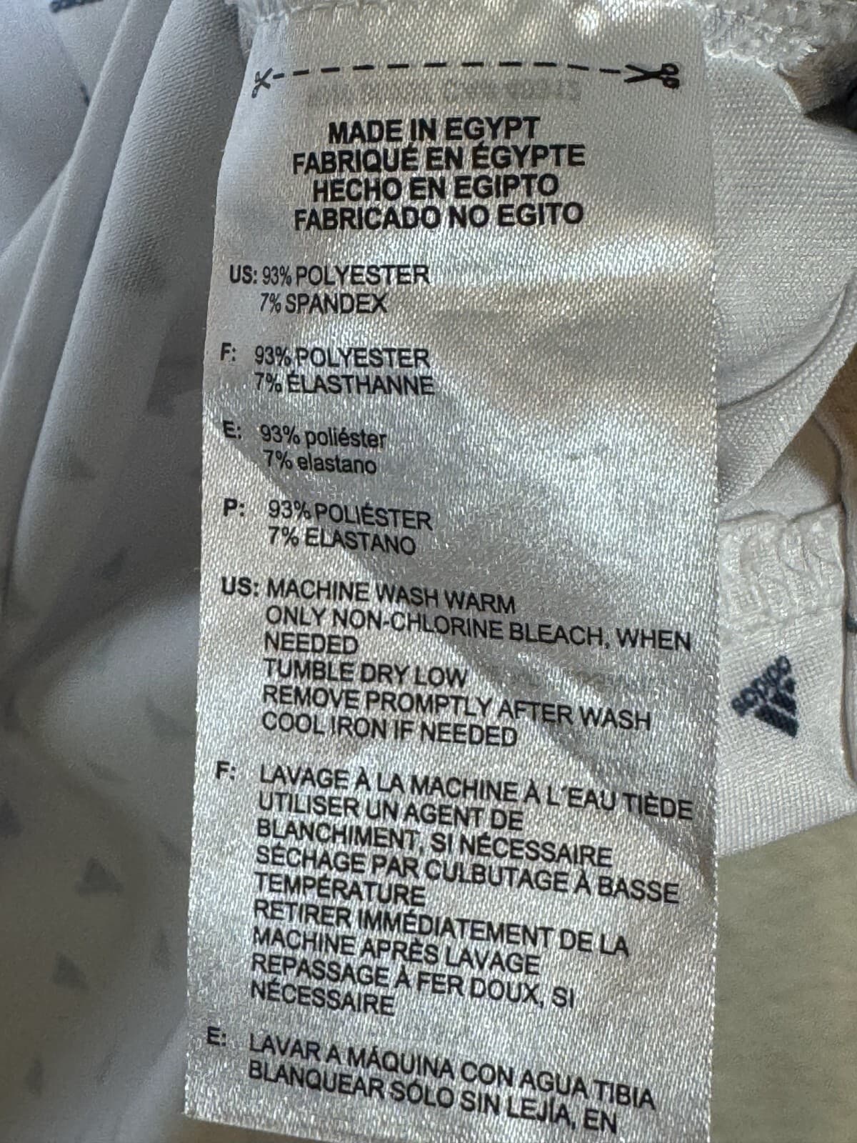 Adidas Golf Men’s L White Stretch Polyester-Blend Polo – Pull‑Over Performance - Thumbnail 10