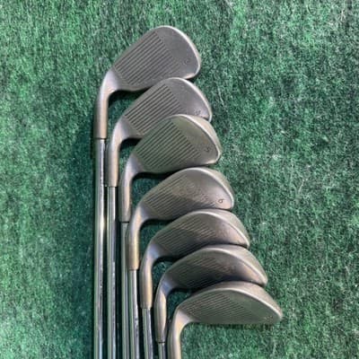 Vintage Ping Eye 2 Orange Dot Irons 3-9 Set Right Hand Steel Mens Golf Clubs - Thumbnail 2