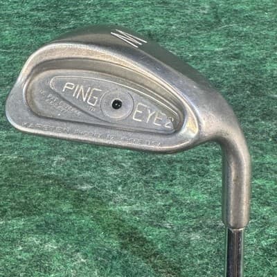 Vintage Ping Eye 2 W Wedge RH Golf Club Karsten USA Steel Shaft Golf Pride Iron - Thumbnail 3