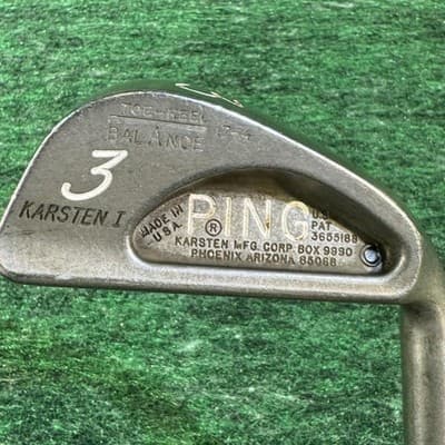 Vintage Ping Karsten I 3 Iron Phoenix AZ USA Steel Shaft RH Golf Club - Image 1
