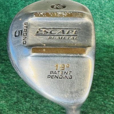 Vintage Escape Bi-Metal 5 19° Fairway Wood Mens RH Control Ti-62 Golf Club USA - Image 1