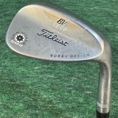 Titleist Vokey SM4 Wedge 52-08 BV Spin Milled Right Hand Gap Golf Club - Image 1