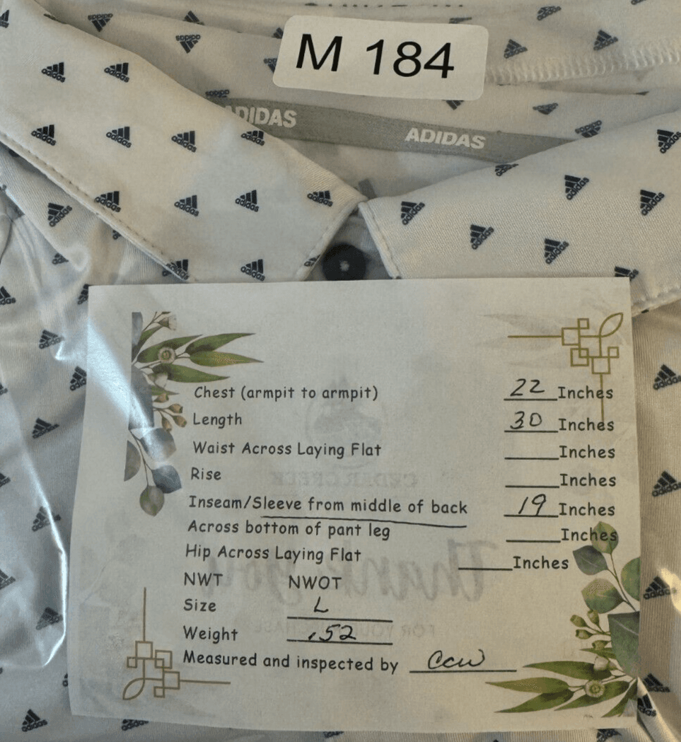 Adidas Golf Men’s L White Stretch Polyester-Blend Polo – Pull‑Over Performance - Thumbnail 8