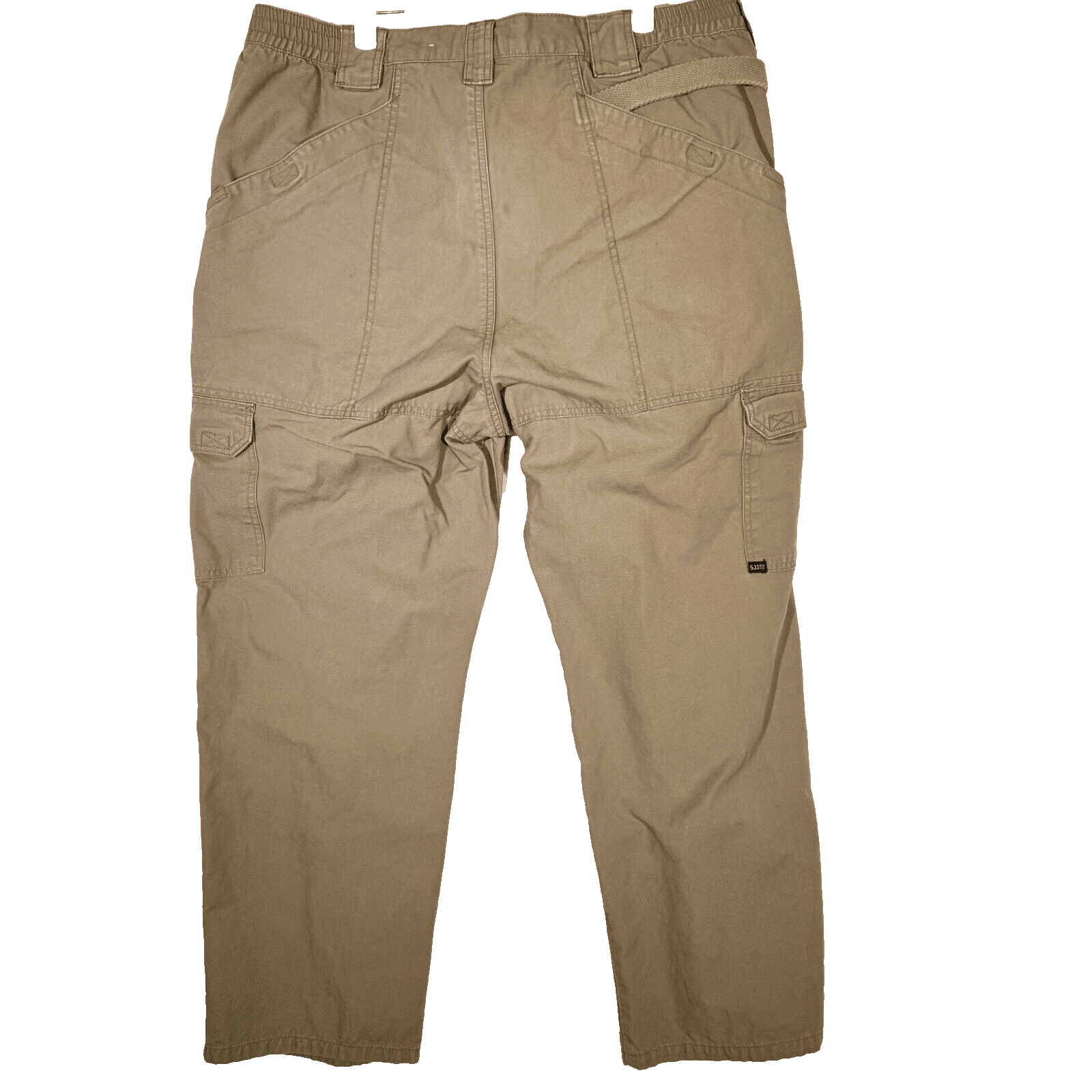 5.11 Tactical Workwear Pants Men's 40 X 30 Brown 100% Cotton Cargo Pockets M874 - Thumbnail 2