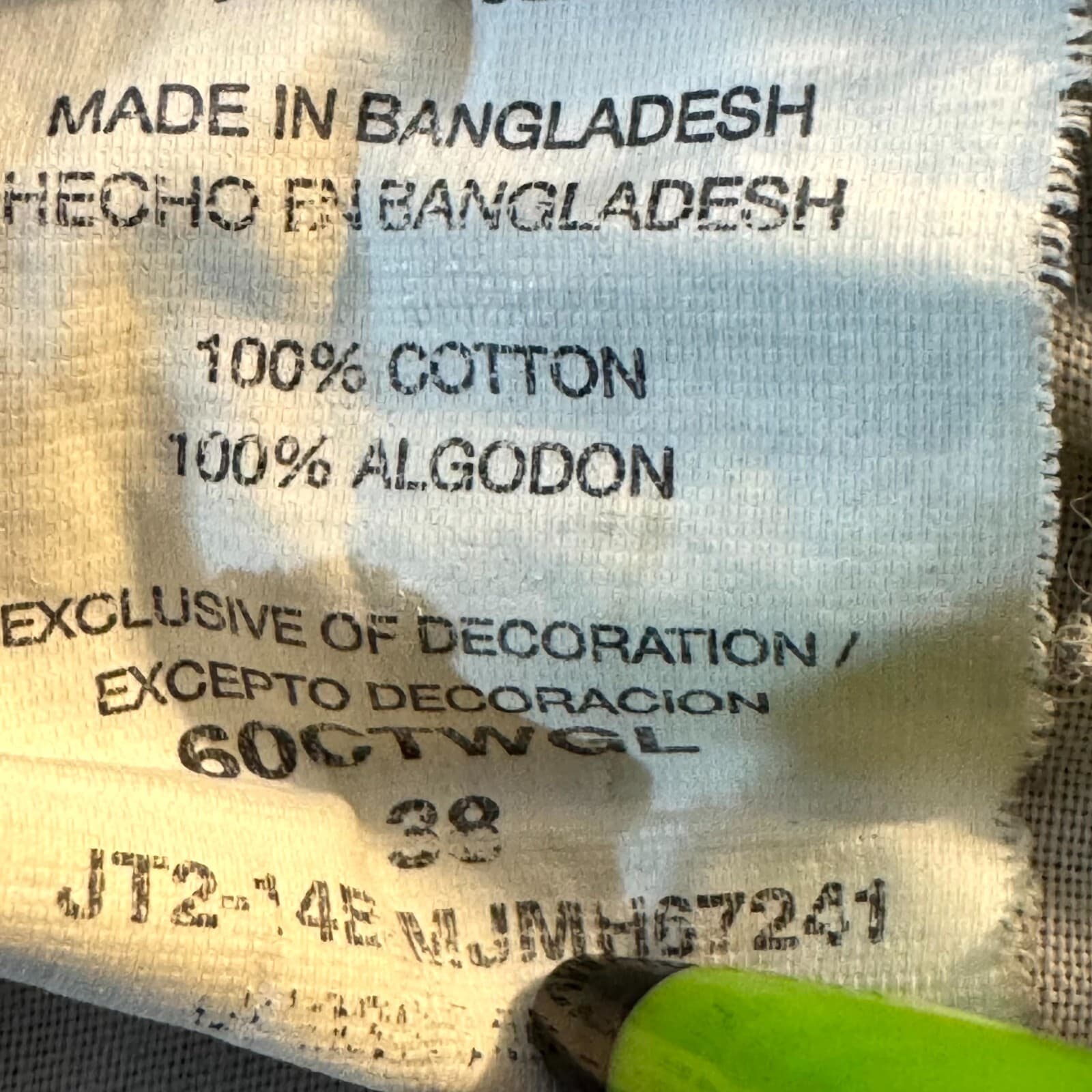 Men’s Cargo Shorts 38 Gray Camouflage 100% Cotton Classic Fit - Thumbnail 10