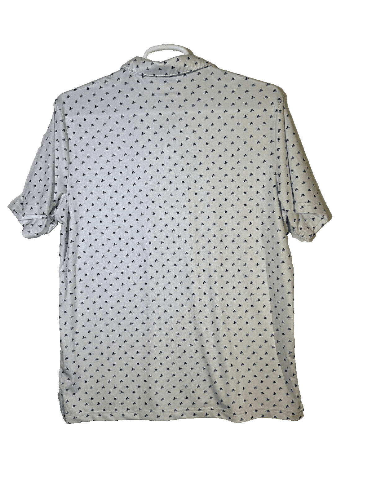 Adidas Golf Men’s L White Stretch Polyester-Blend Polo – Pull‑Over Performance - Thumbnail 2