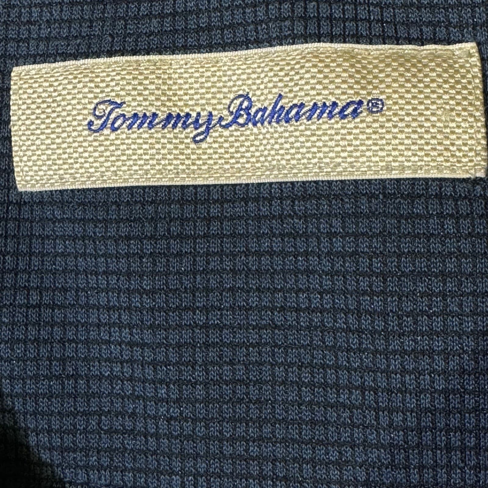 Tommy Bahama Men’s Large Vintage Blue Modal‑Poly Polo Short Sleeve Casual Golf - Thumbnail 7