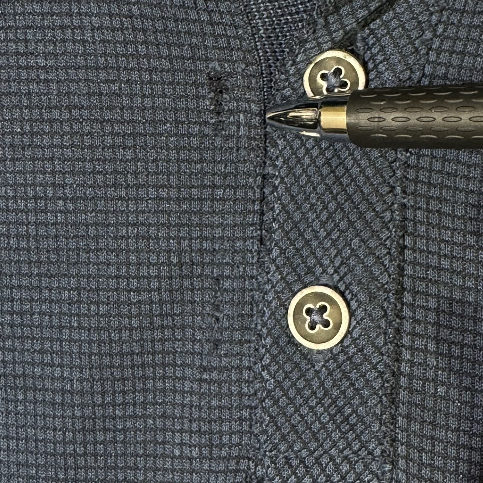 Tommy Bahama Men’s Large Vintage Blue Modal‑Poly Polo Short Sleeve Casual Golf - Thumbnail 6