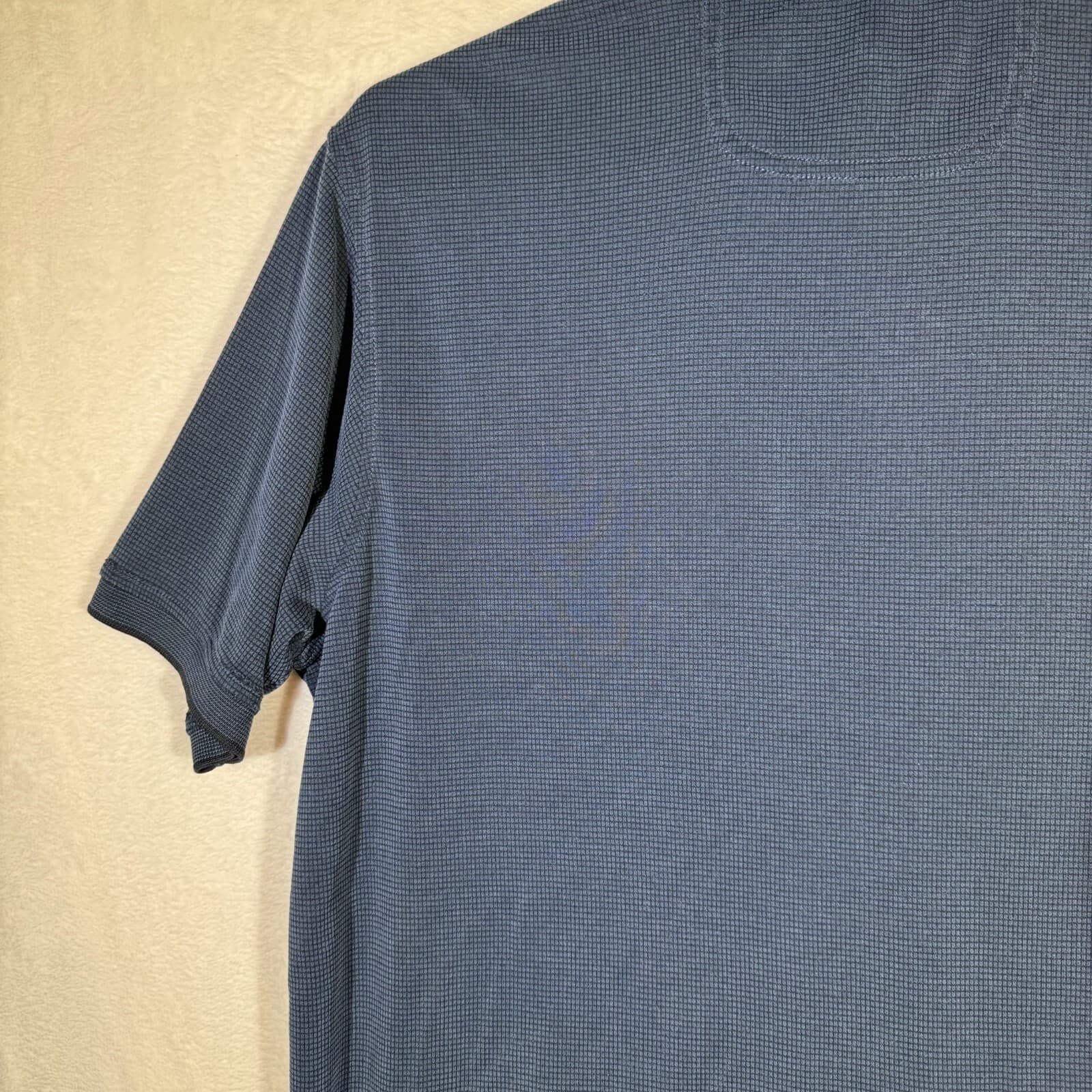 Tommy Bahama Men’s Large Vintage Blue Modal‑Poly Polo Short Sleeve Casual Golf - Thumbnail 11