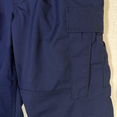Excel Manufacturing Pants Mens 30x32 Navy Tactical Cargo Ripstop Double Knee - Thumbnail 6