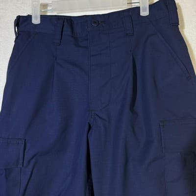Excel Manufacturing Pants Mens 30x32 Navy Tactical Cargo Ripstop Double Knee - Thumbnail 5