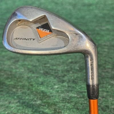 Affinity ZR 8 Iron Mens RH Regular Flex EMC Orange Graphite Stainless Golf Club - Image 1