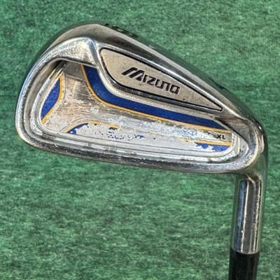 Mizuno MX-100 Y-Tune XL 9 Iron Mens RH S300 Steel Silver Cavity Back Golf Club - Image 1