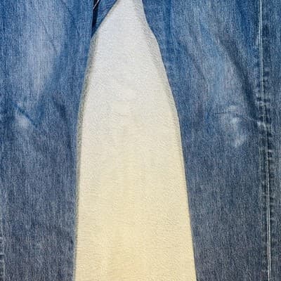 Vintage Polo Ralph Lauren Jeans Mens 34x32 Blue Medium Wash Tapered Denim - Thumbnail 3