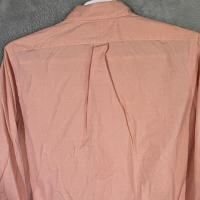 Ralph Lauren Shirt Mens Large Pink Oxford Button Down Long Sleeve Pony Logo - Thumbnail 11