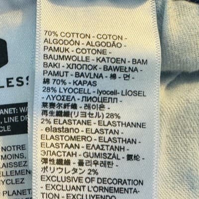 Levis 511 Jeans Mens 34x32 Blue Light Wash Slim Tapered Stretch Denim Zip Fly - Thumbnail 7