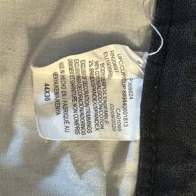 Dickies Jeans Mens 46x30 (44x30) Black Stretch Denim Carpenter Workwear Pants - Thumbnail 12