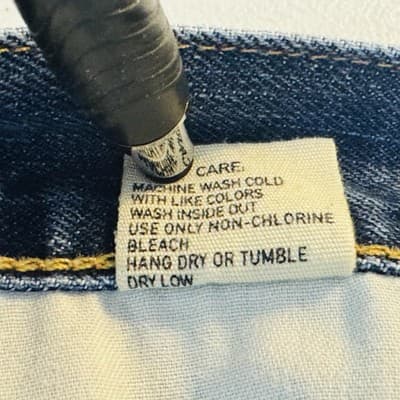 Vintage Polo Ralph Lauren Jeans Mens 34x32 Blue Medium Wash Tapered Denim - Thumbnail 7