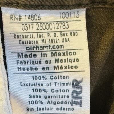 Carhartt Pants Mens 38x34 Brown Straight Cotton Relaxed Zip Fly Workwear Utility - Thumbnail 5