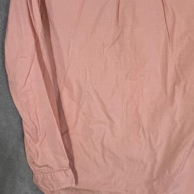 Ralph Lauren Shirt Mens Large Pink Oxford Button Down Long Sleeve Pony Logo - Thumbnail 10