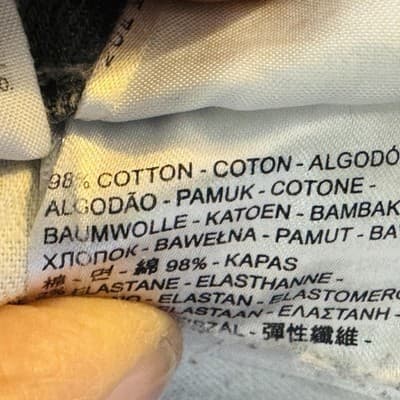 Levis 514 Jeans Mens 36x30 Gray Light Wash Straight Denim Stretch Zip Fly - Thumbnail 9