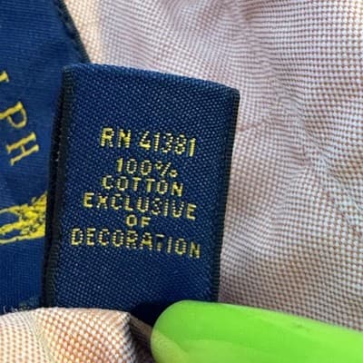 Ralph Lauren Shirt Mens Large Pink Oxford Button Down Long Sleeve Pony Logo - Thumbnail 14