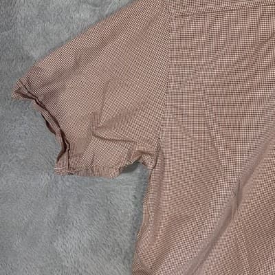 Polo Ralph Lauren Shirt Mens XL Brown Check Short Sleeve Button Up Pocket Pony - Thumbnail 8