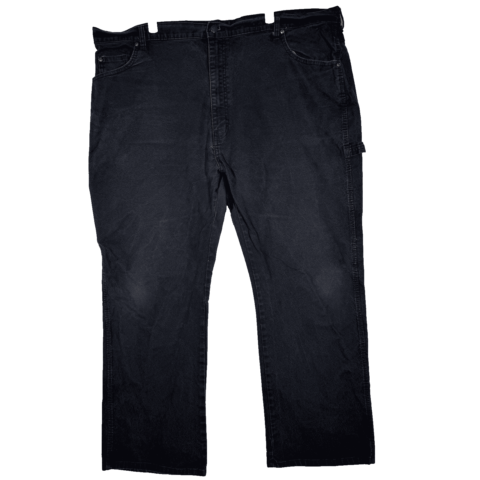Dickies Jeans Mens 46x30 (44x30) Black Stretch Denim Carpenter Workwear Pants - Image 1