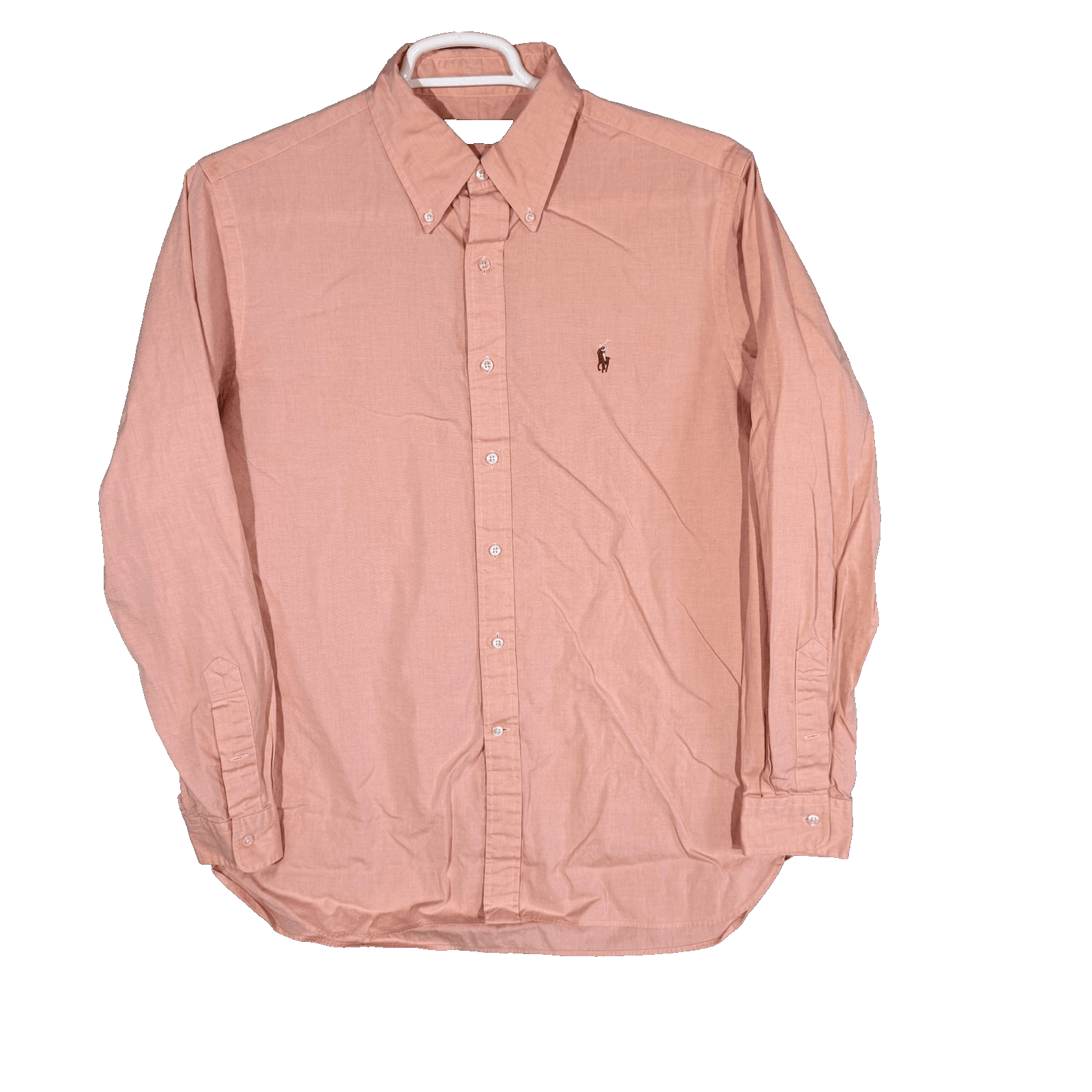 Ralph Lauren Shirt Mens Large Pink Oxford Button Down Long Sleeve Pony Logo - Image 1