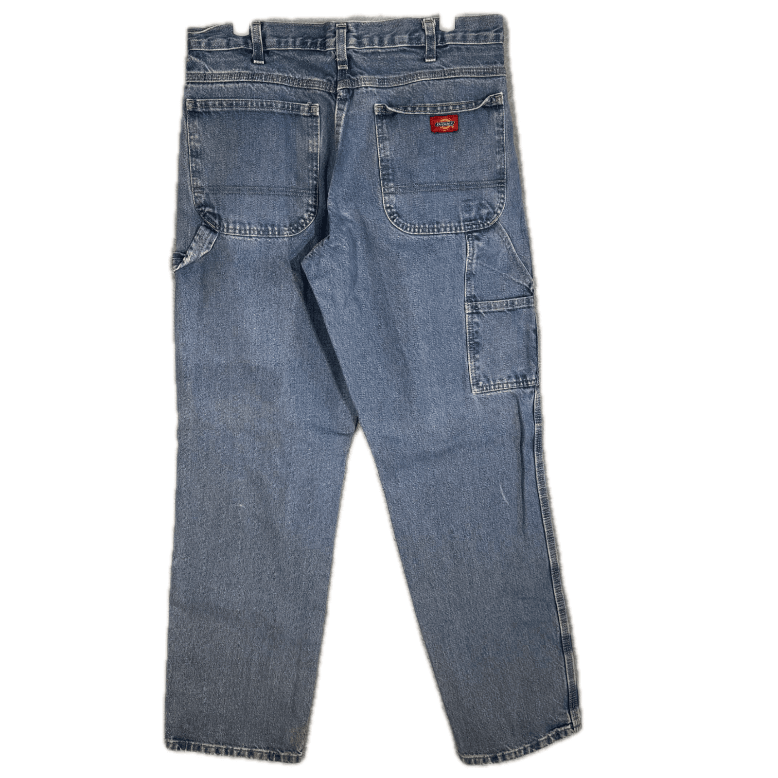 Dickies Carpenter Jeans Men’s 34x32 Blue Denim Workwear Utility Straight M1567 - Thumbnail 2