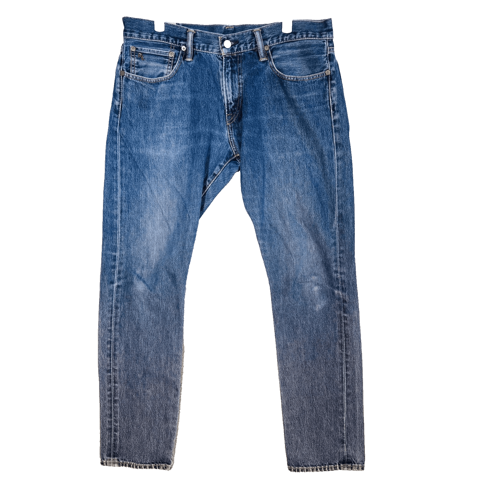 Vintage Polo Ralph Lauren Jeans Mens 34x32 Blue Medium Wash Tapered Denim - Image 1