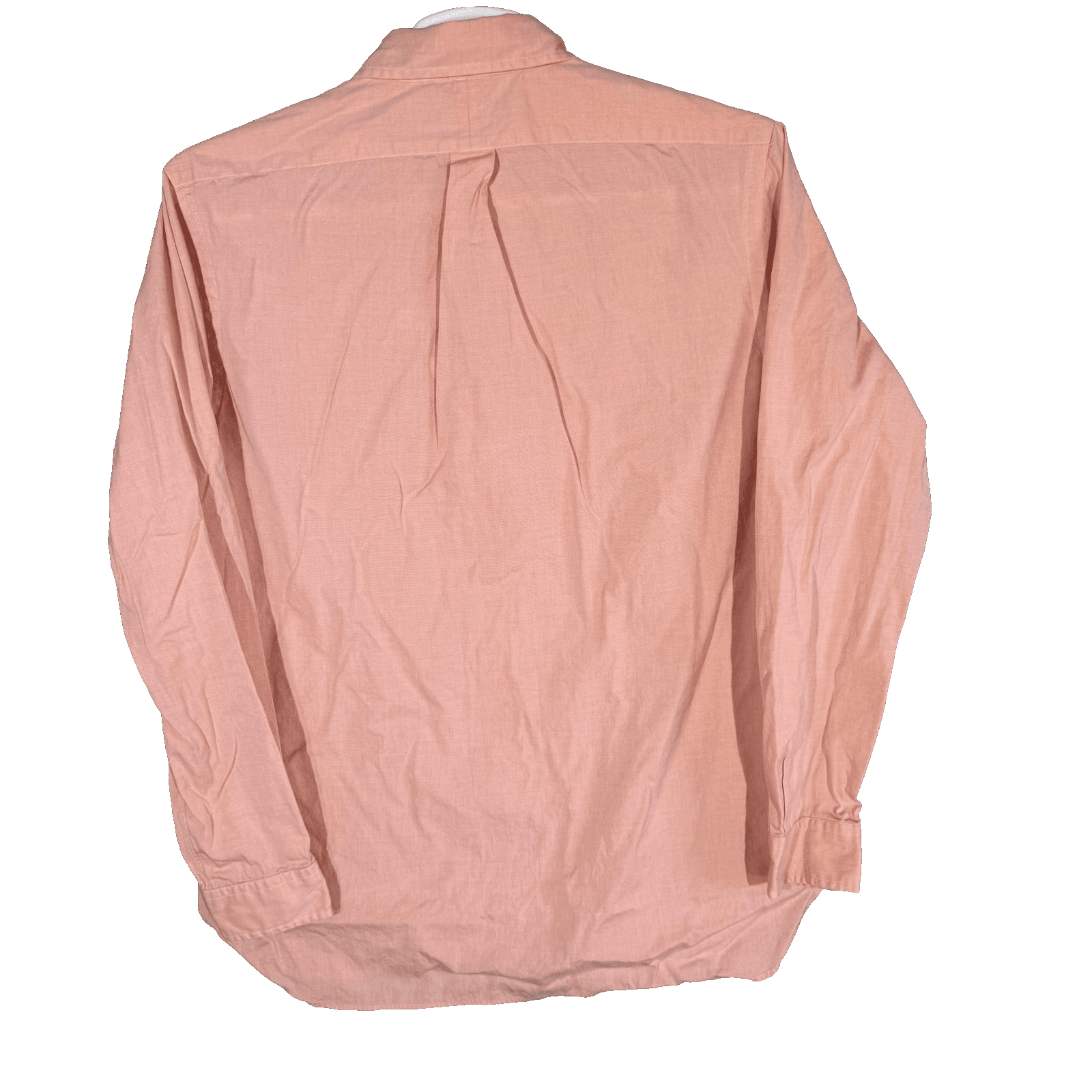 Ralph Lauren Shirt Mens Large Pink Oxford Button Down Long Sleeve Pony Logo - Thumbnail 2