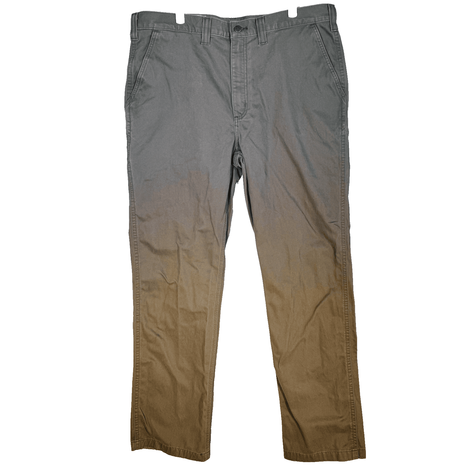 Carhartt Pants Mens 38x34 Brown Straight Cotton Relaxed Zip Fly Workwear Utility - Image 1