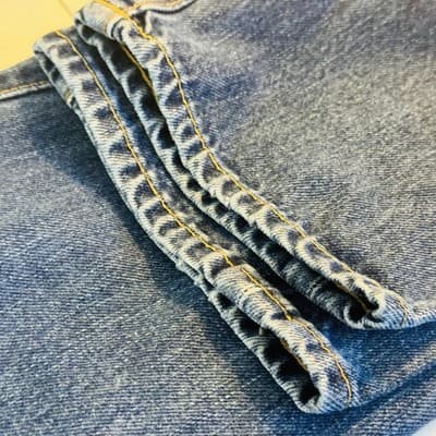 Vintage Polo Ralph Lauren Jeans Mens 34x32 Blue Medium Wash Tapered Denim - Thumbnail 9