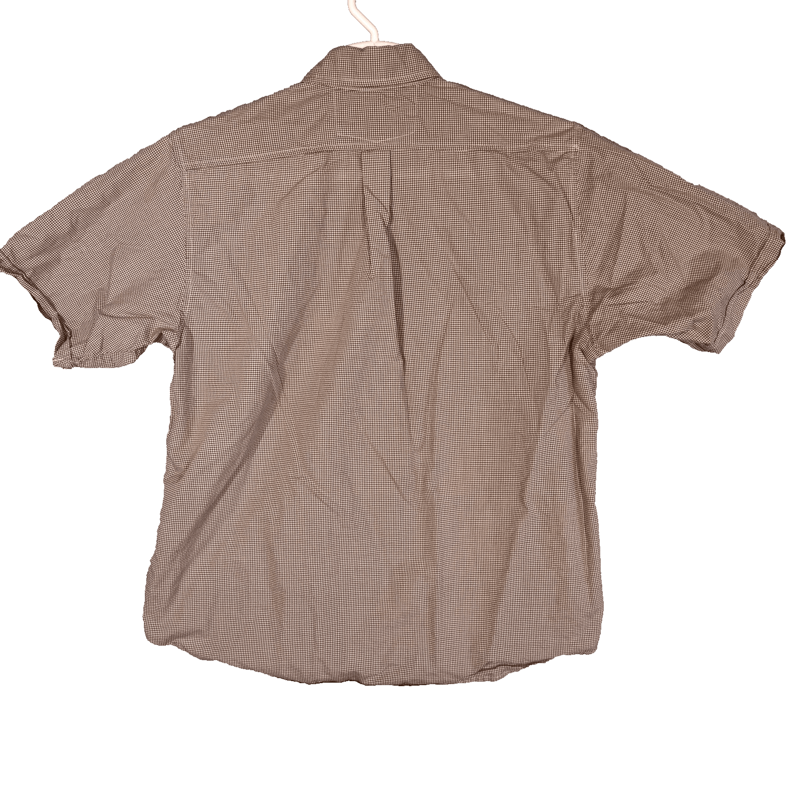 Polo Ralph Lauren Shirt Mens XL Brown Check Short Sleeve Button Up Pocket Pony - Thumbnail 2