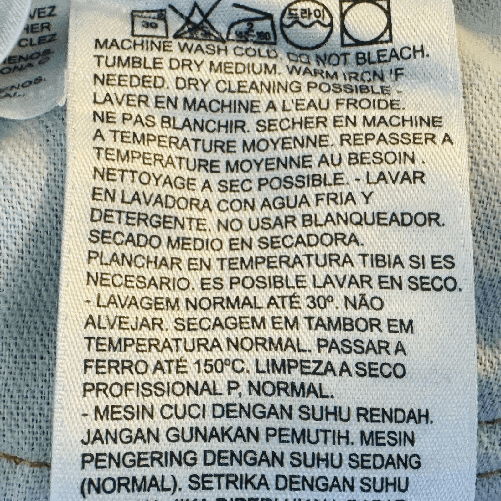 Levis 511 Jeans Mens 32x32 Blue Light Wash Slim Tapered Denim Zip Fly Stretch - Thumbnail 8