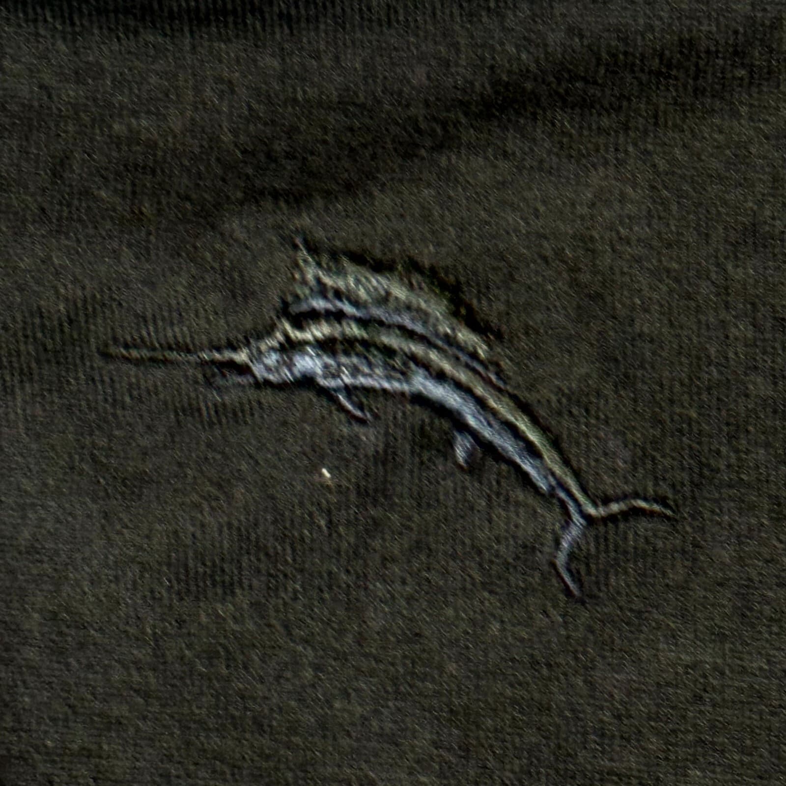 Tommy Bahama Mens Polo Shirt Medium Black Long Sleeve Pima Modal Blend - Thumbnail 13