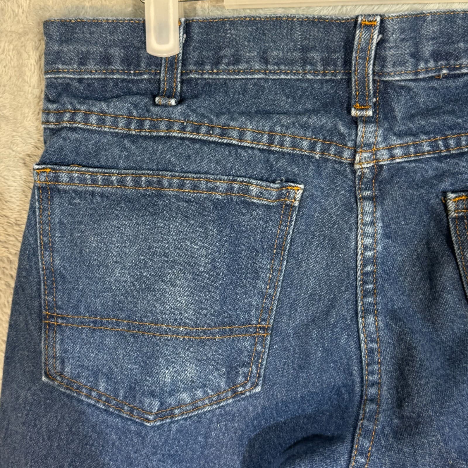 Dickies Jeans Men's 34x32 Blue Denim Regular Fit Straight Leg Work - Thumbnail 6