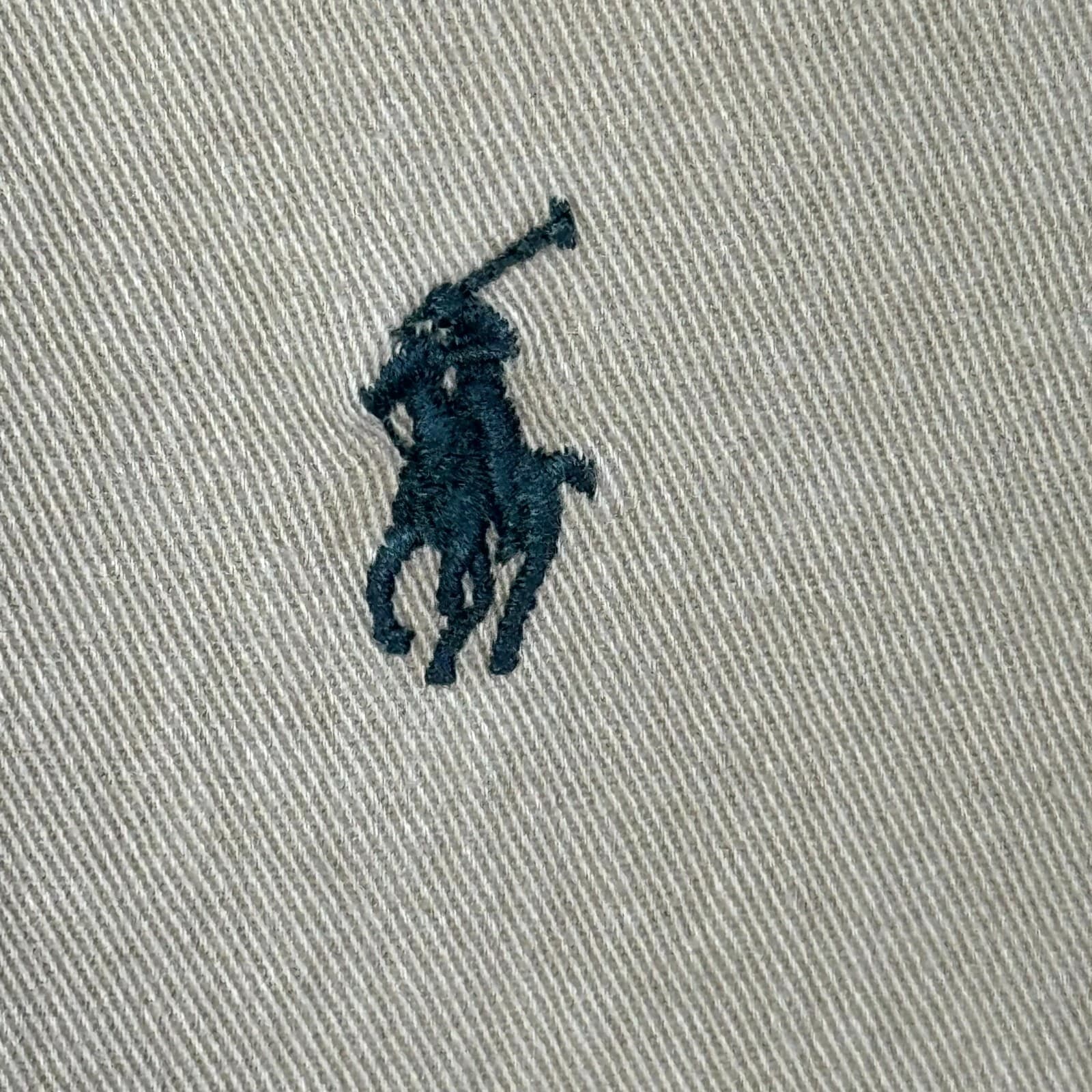 Ralph Lauren Blake Shirt Mens XL Tan Cotton Long Sleeve Button Down - Thumbnail 9