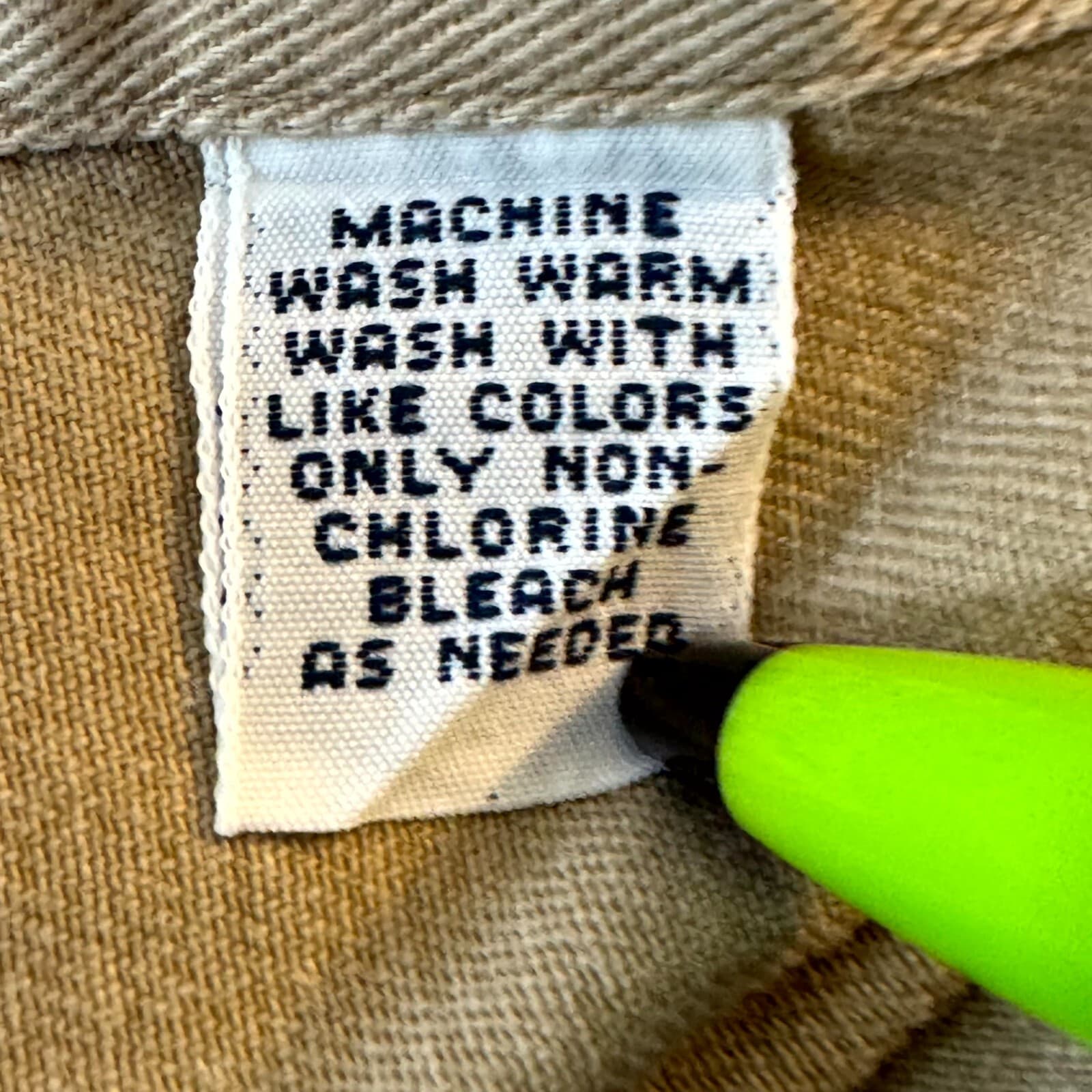 Ralph Lauren Blake Shirt Mens XL Tan Cotton Long Sleeve Button Down - Thumbnail 17