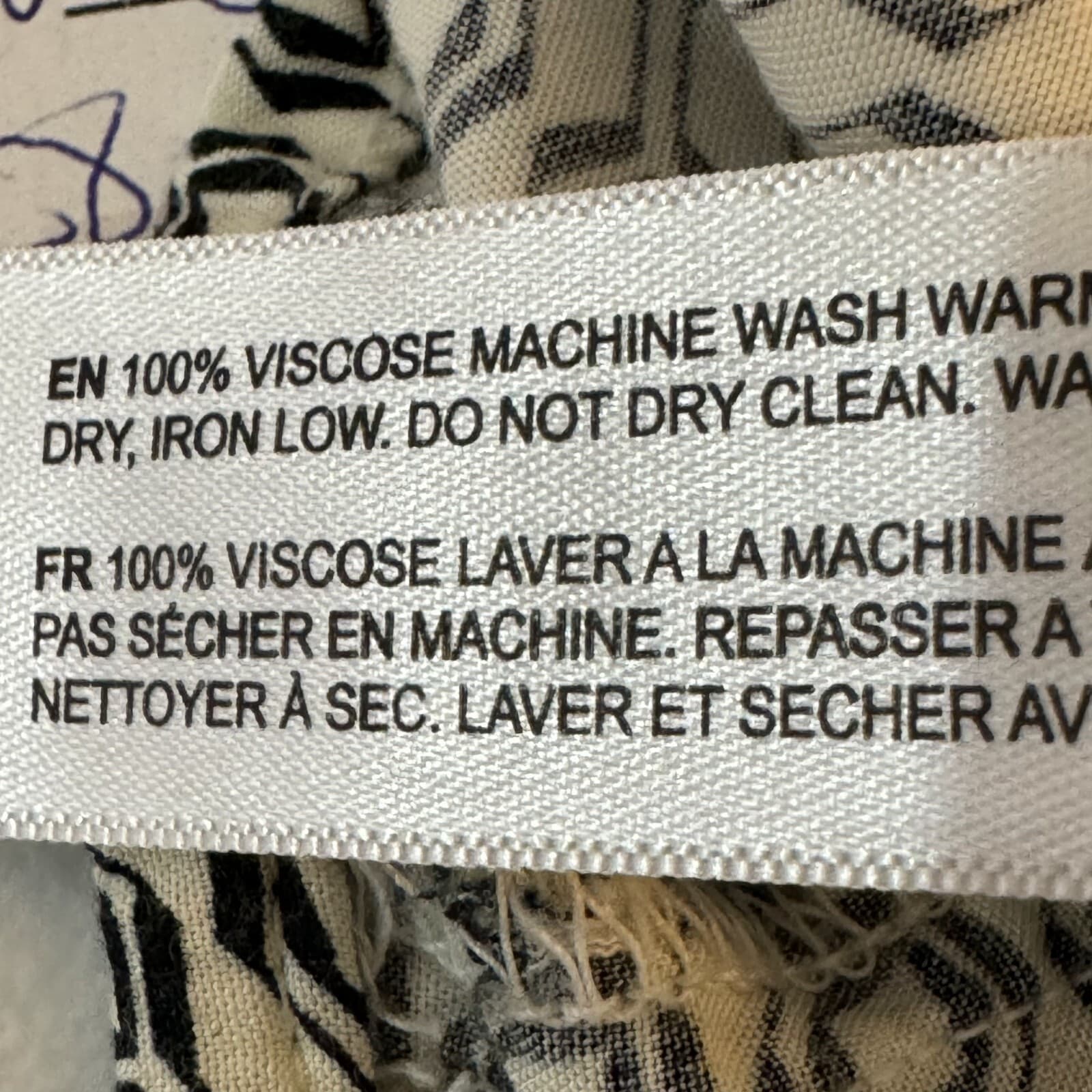 Cactus Man Men’s XL Cream Geometric Print Short-Sleeve Viscose Shirt M505 - Thumbnail 14