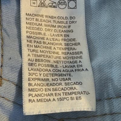 Levis 505 Jeans Mens 36x33 (38x34) Blue Medium Wash Straight Leg Denim Stretch - Thumbnail 13