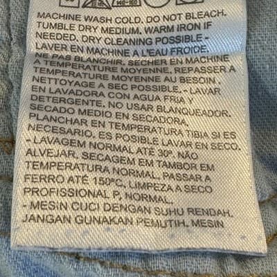 Levis 505 Jeans Mens 34x31 (34x32) Blue Medium Wash Straight Leg Stretch Denim - Thumbnail 13