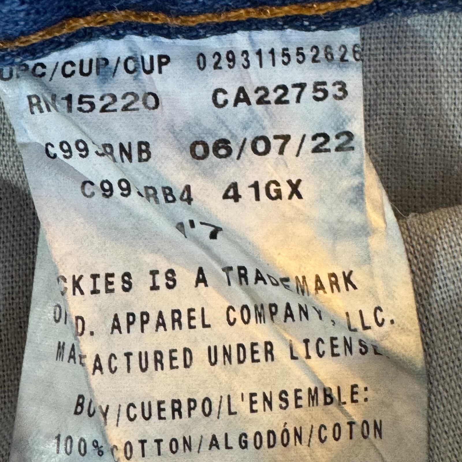 Dickies Jeans Men's 34x32 Blue Denim Regular Fit Straight Leg Work - Thumbnail 12