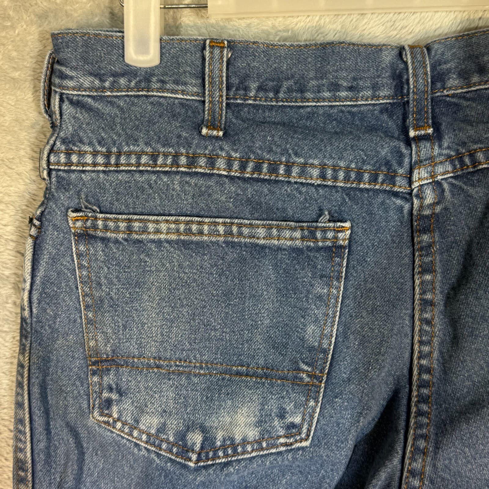 Dickies Carpenter Jeans Mens 34x34 Blue Denim Regular Fit Workwear - Thumbnail 6