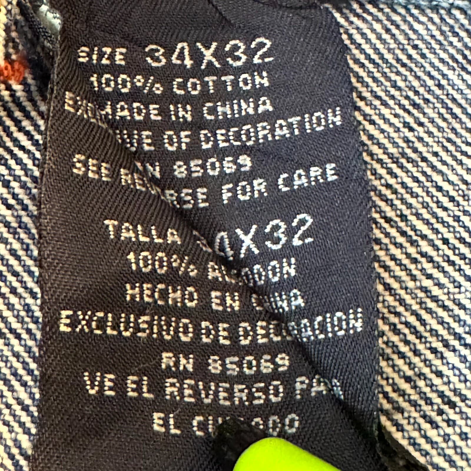 Paco Jeans Carpenter Pants Mens 34x32 Blue Denim Workwear Utility High Rise - Thumbnail 11