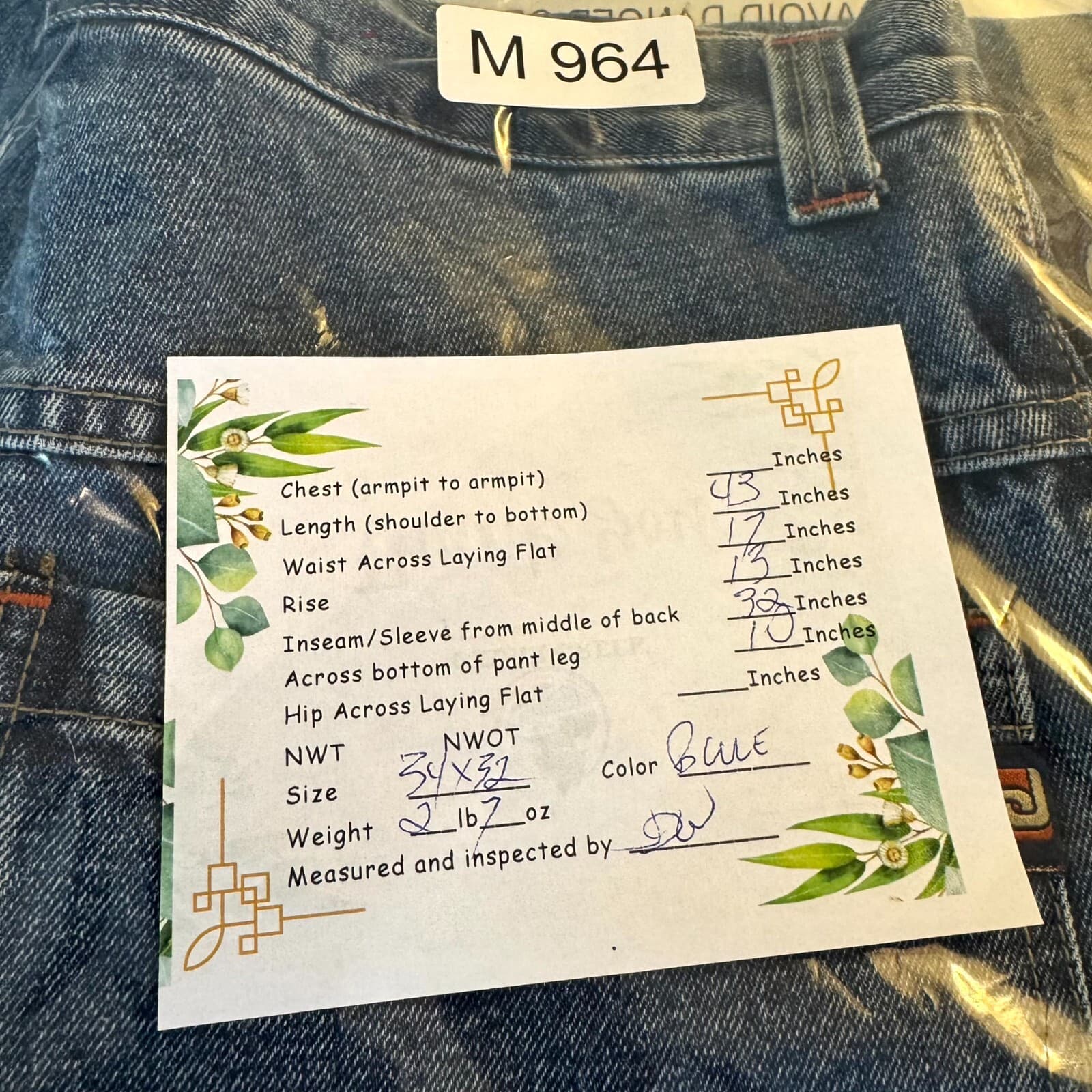 Paco Jeans Carpenter Pants Mens 34x32 Blue Denim Workwear Utility High Rise - Thumbnail 14