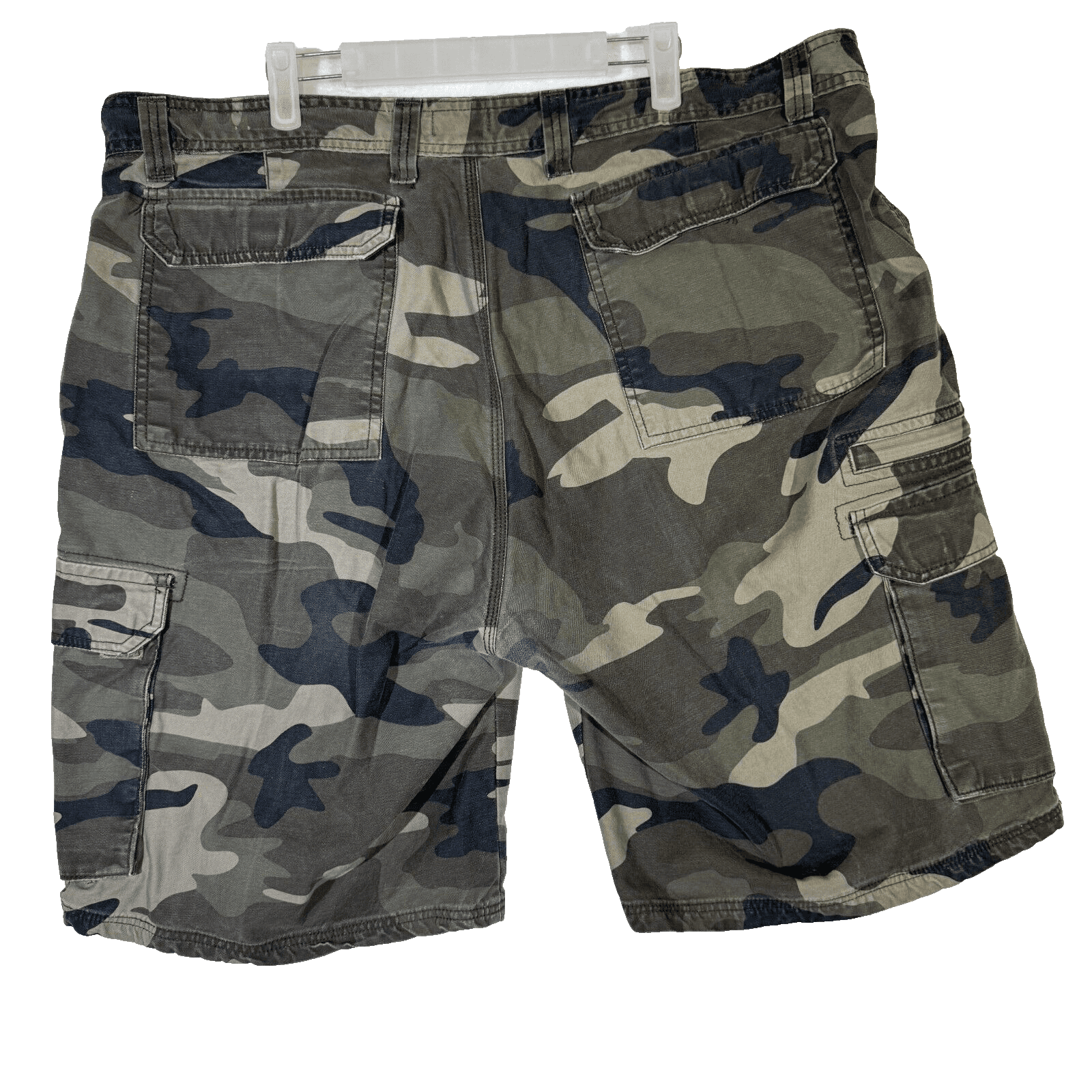 Lincoln Outfitters Cargo Shorts Mens 42 Green Camo 100 Percent Cotton Utility - Thumbnail 6