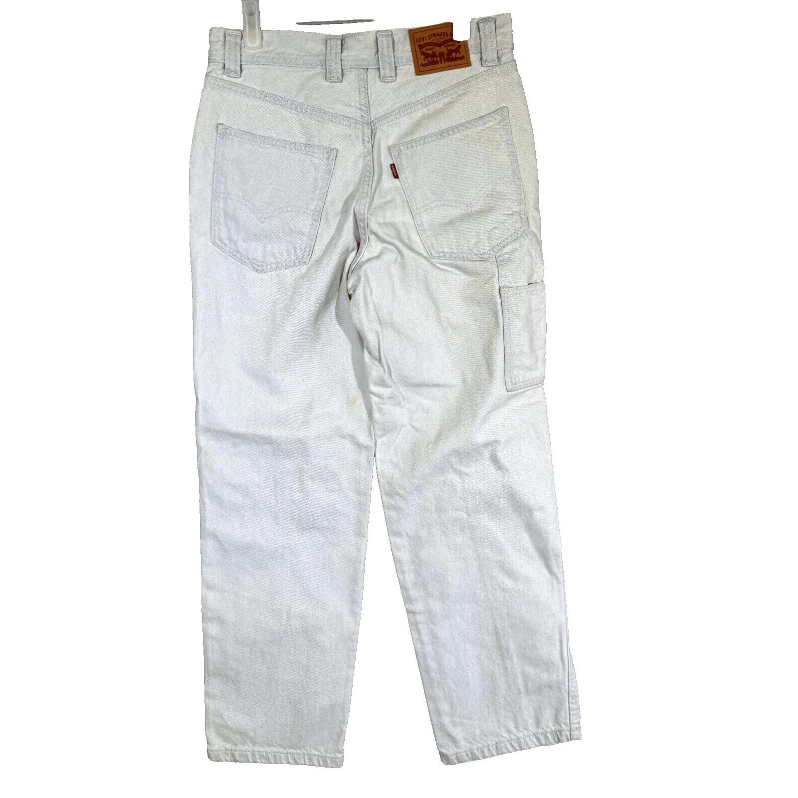 Levis Carpenter Jeans Mens 27x31 Light Blue Denim Workwear Utility Straight Leg - Thumbnail 2